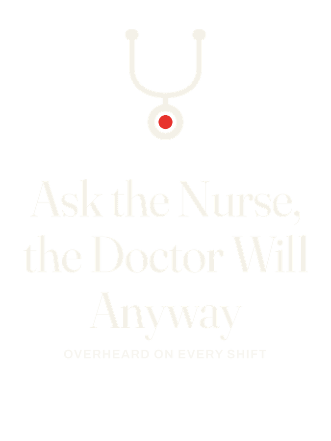 Ask the Nurse, the Doctor Will Anyway — design preview on Black